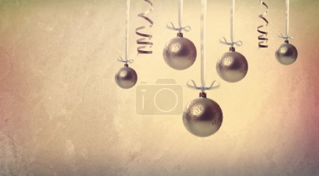 Silver Christmas ornaments 